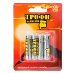 Батарейка ТРОФИ Basic Alkaline щелочная LR6-24/LR03-24