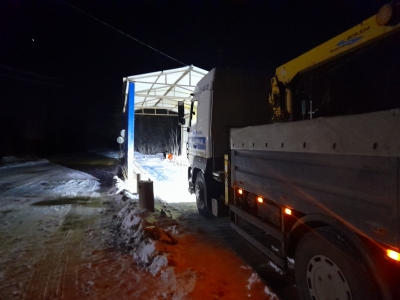 Установка автомобильных весов в ноябре 2021