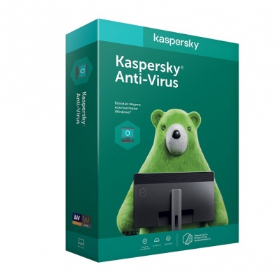 Kaspersky Anti-Virus Russian Edition. 2-Desktop 1 year Base Box