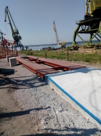 Введены в эксплуатацию автомобильные колейные весы для ООО 
